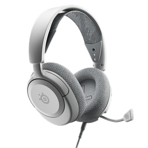 Headset Steelseries Arctis Nova 1  Branco - PC, Mac, PS4, PS5, Xbox, Switch e Dispositivos Móveis - Fone - 61607