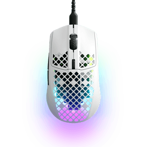 Mouse Gamer Steelseries Aerox 3, RGB, 8.500 DPI, USB-C, Branco - 62603