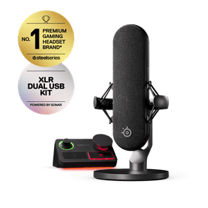 Microfone Alias Pro - Gamer De Mesa Condensador Steelseries Alias Pro, RGB, USB-C - Streamer Podcast - 61596